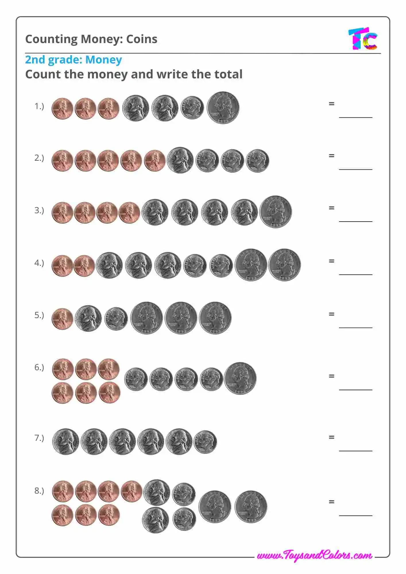 Counting Money Coins
