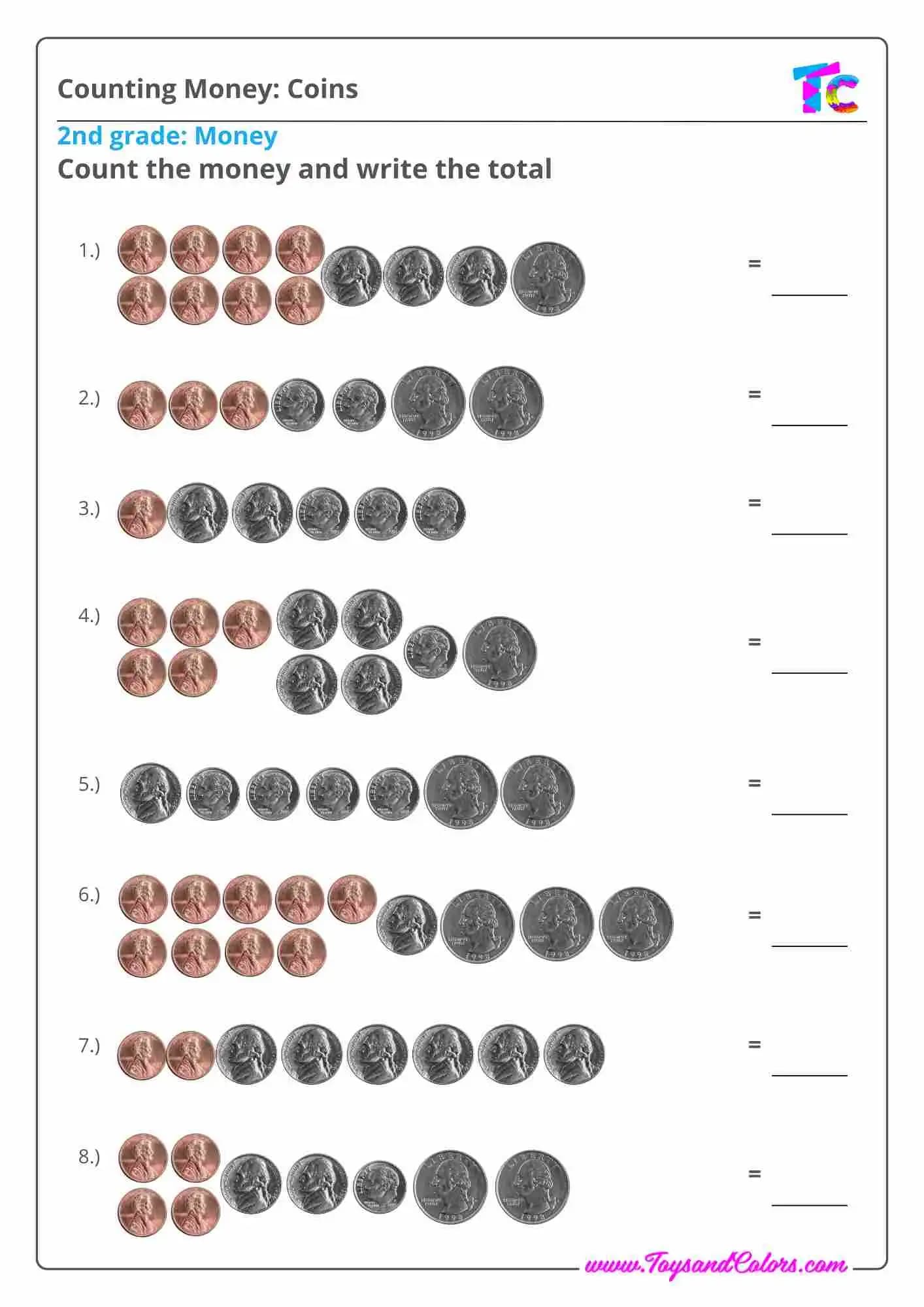 Counting Money Coins