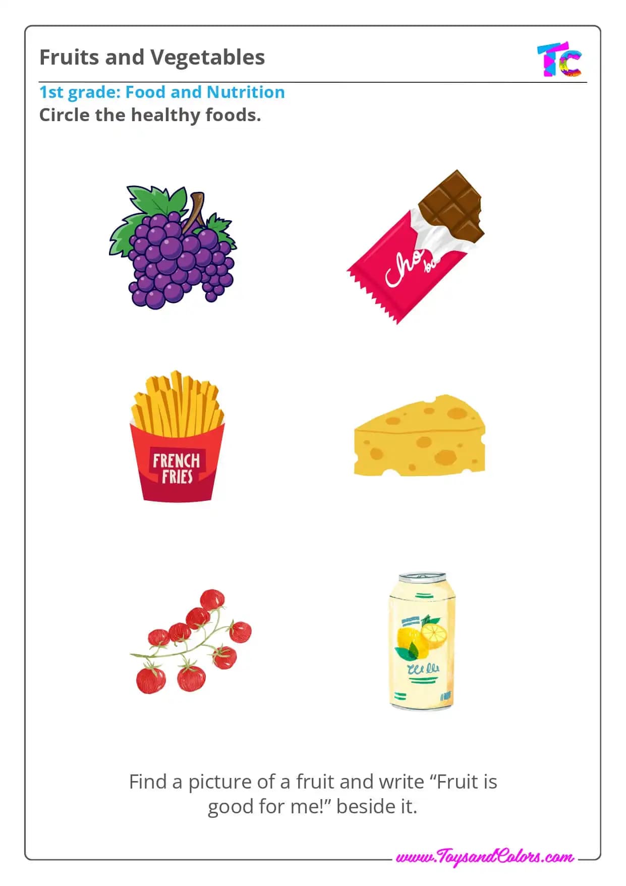 Fruits and Vegetables
