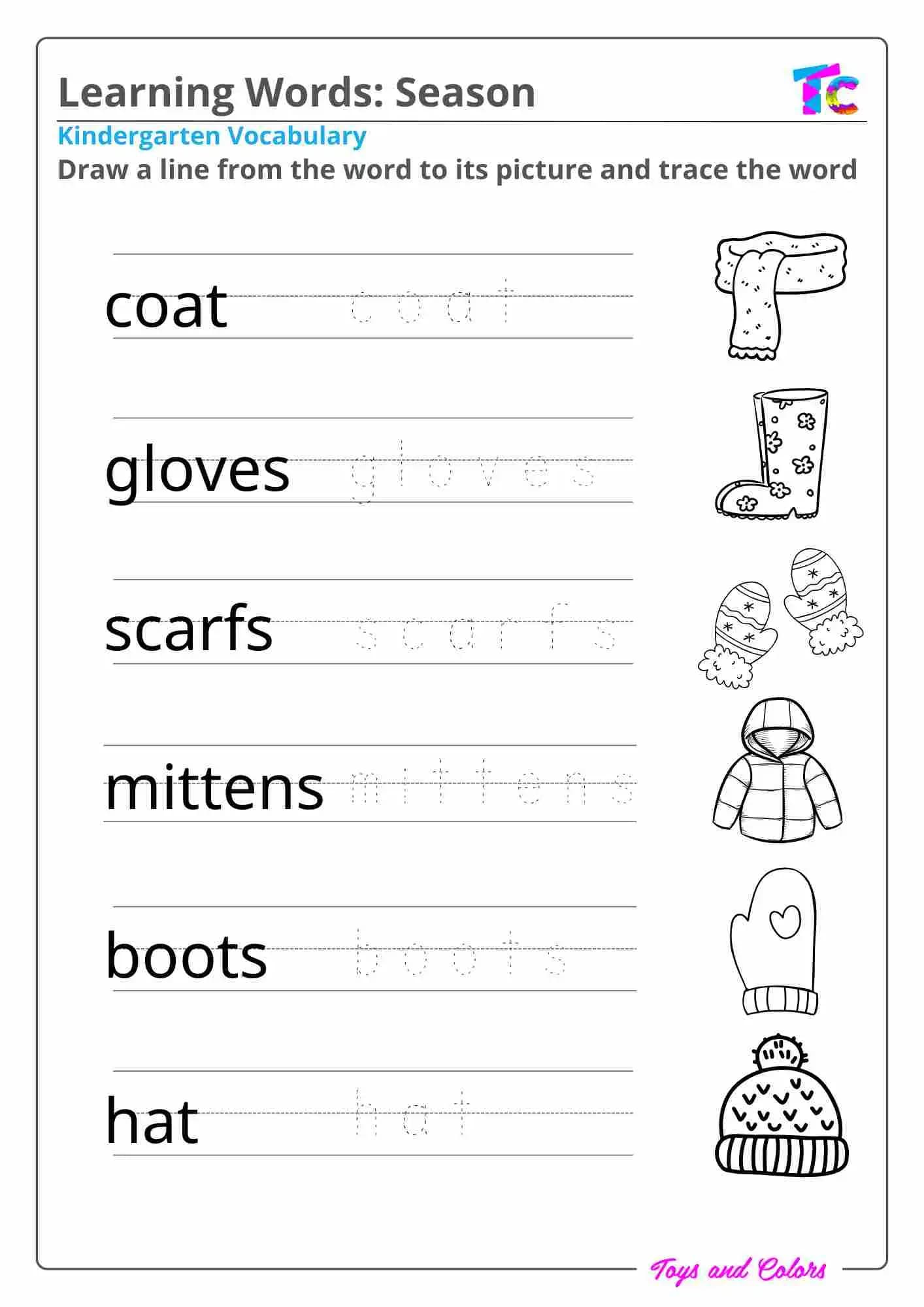 Learning Words: Season