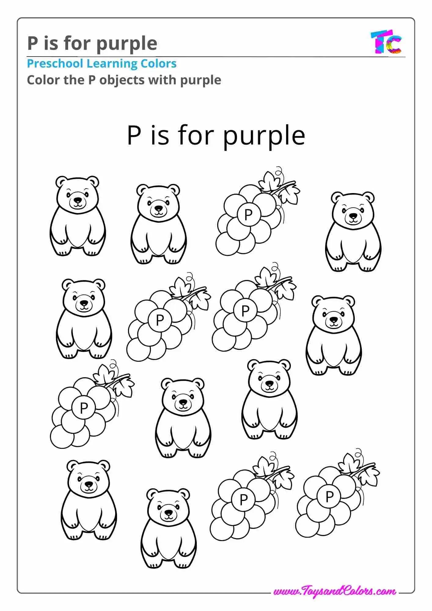 P is for purple