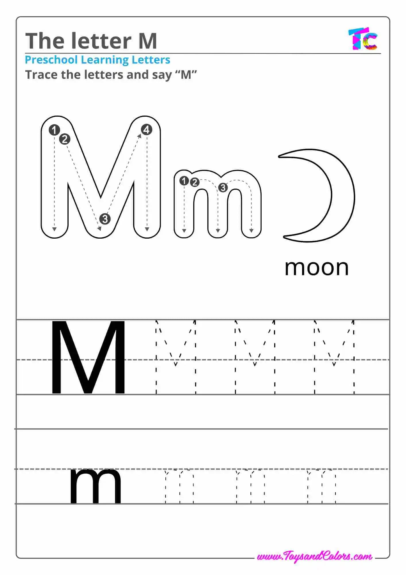 The letter M