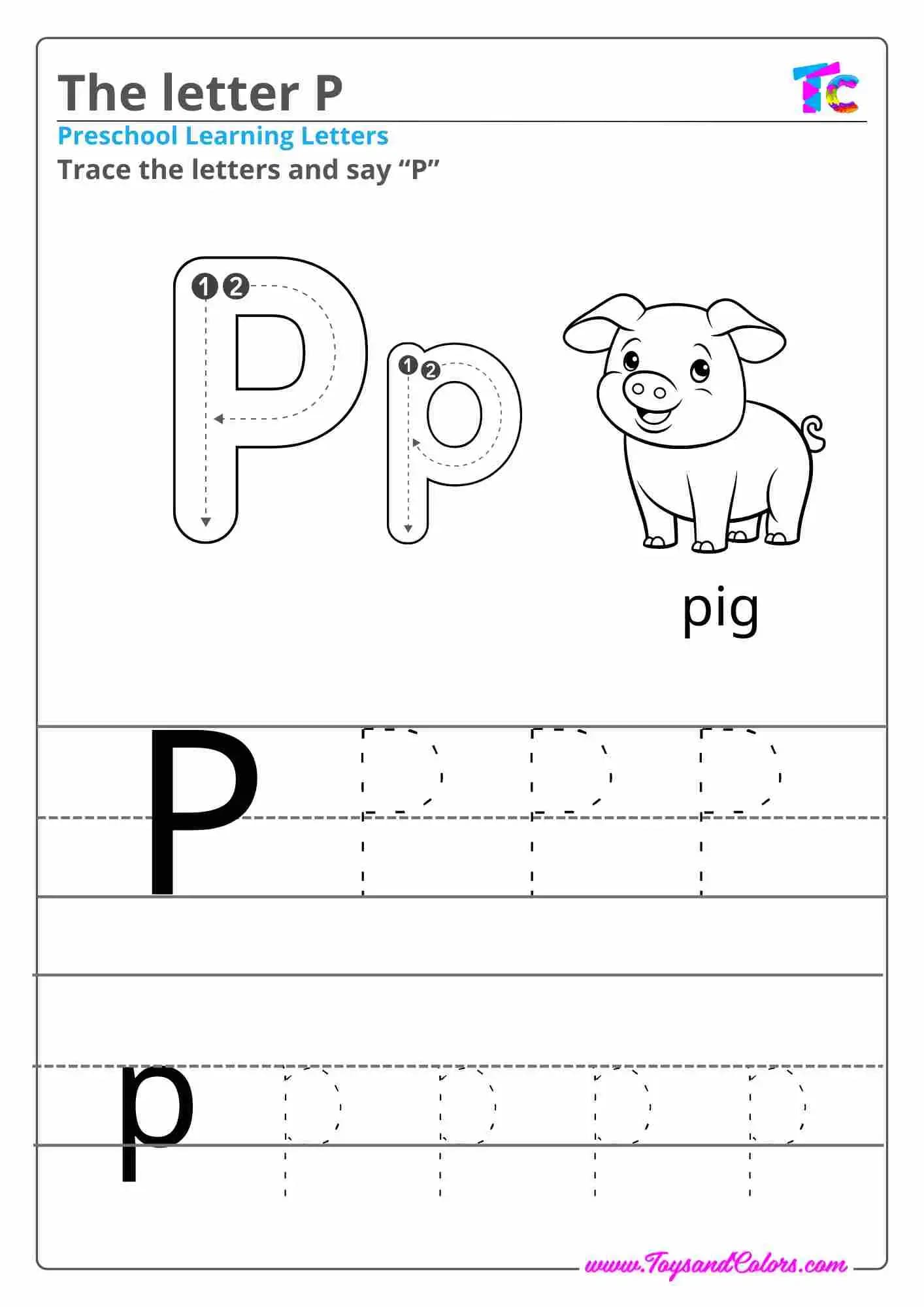 The letter P