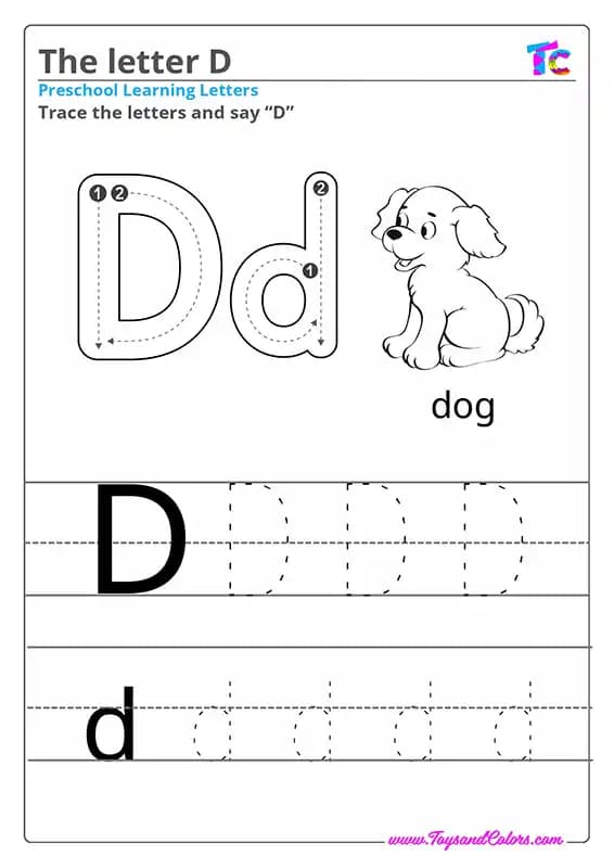 The letter D