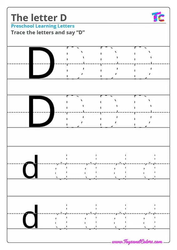 The letter D
