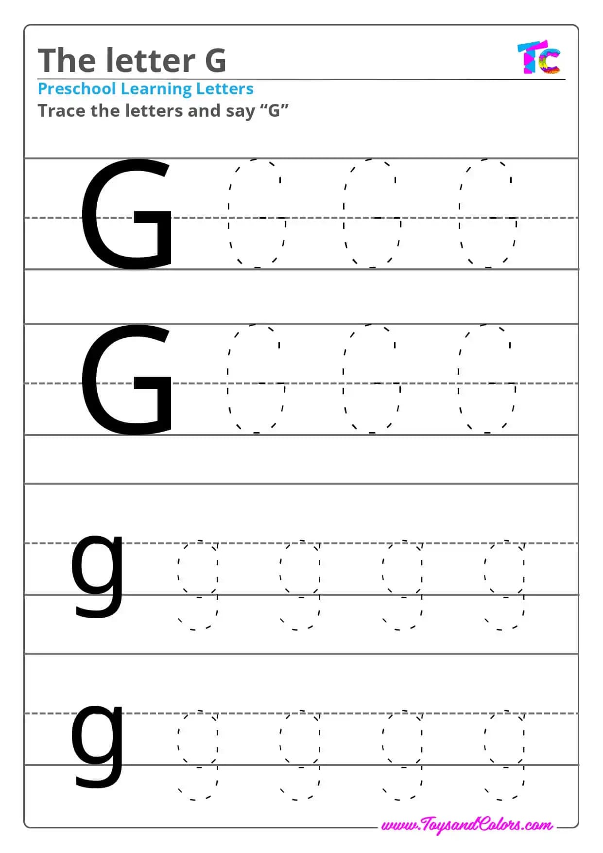The letter G