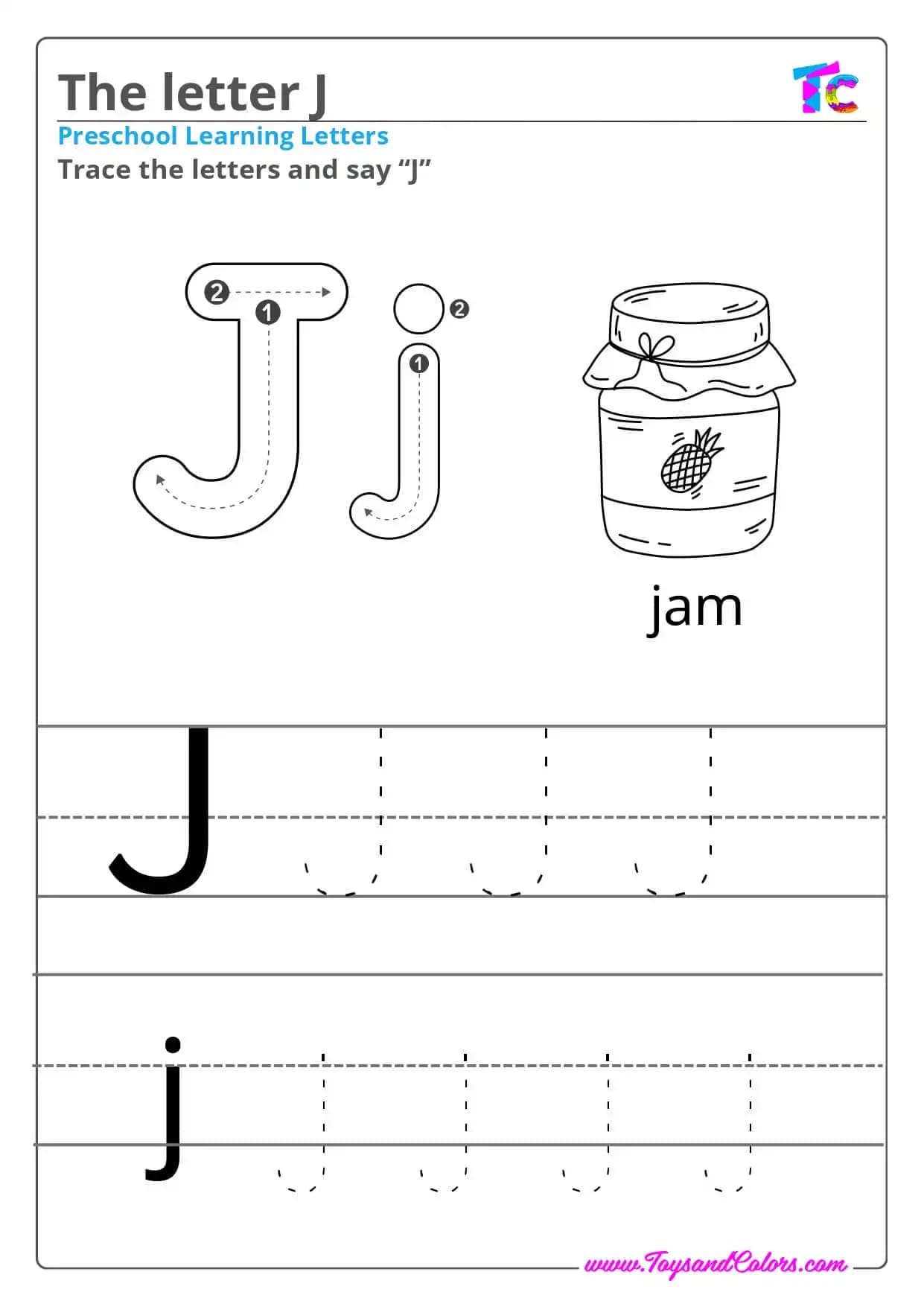The letter J