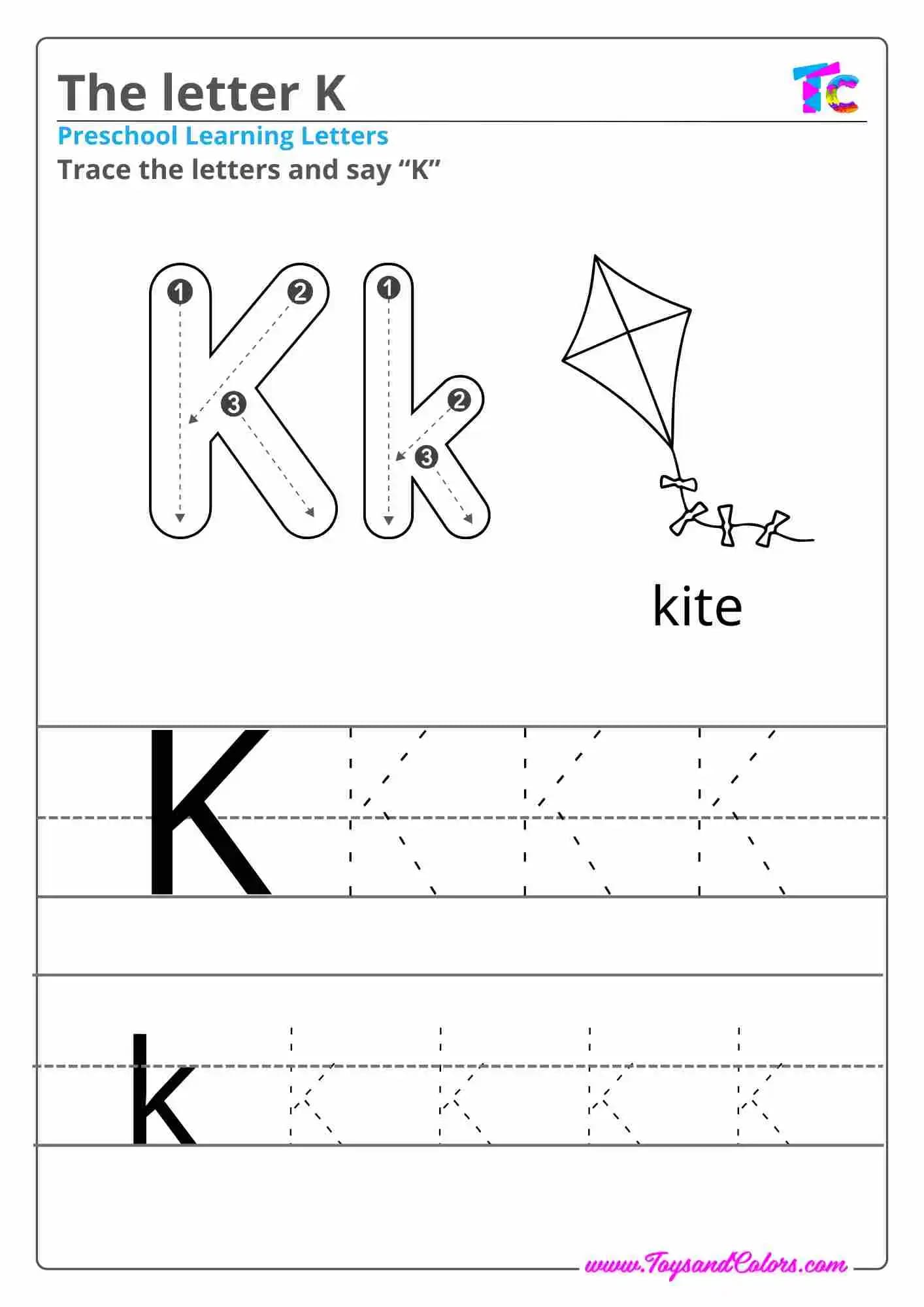 The letter K
