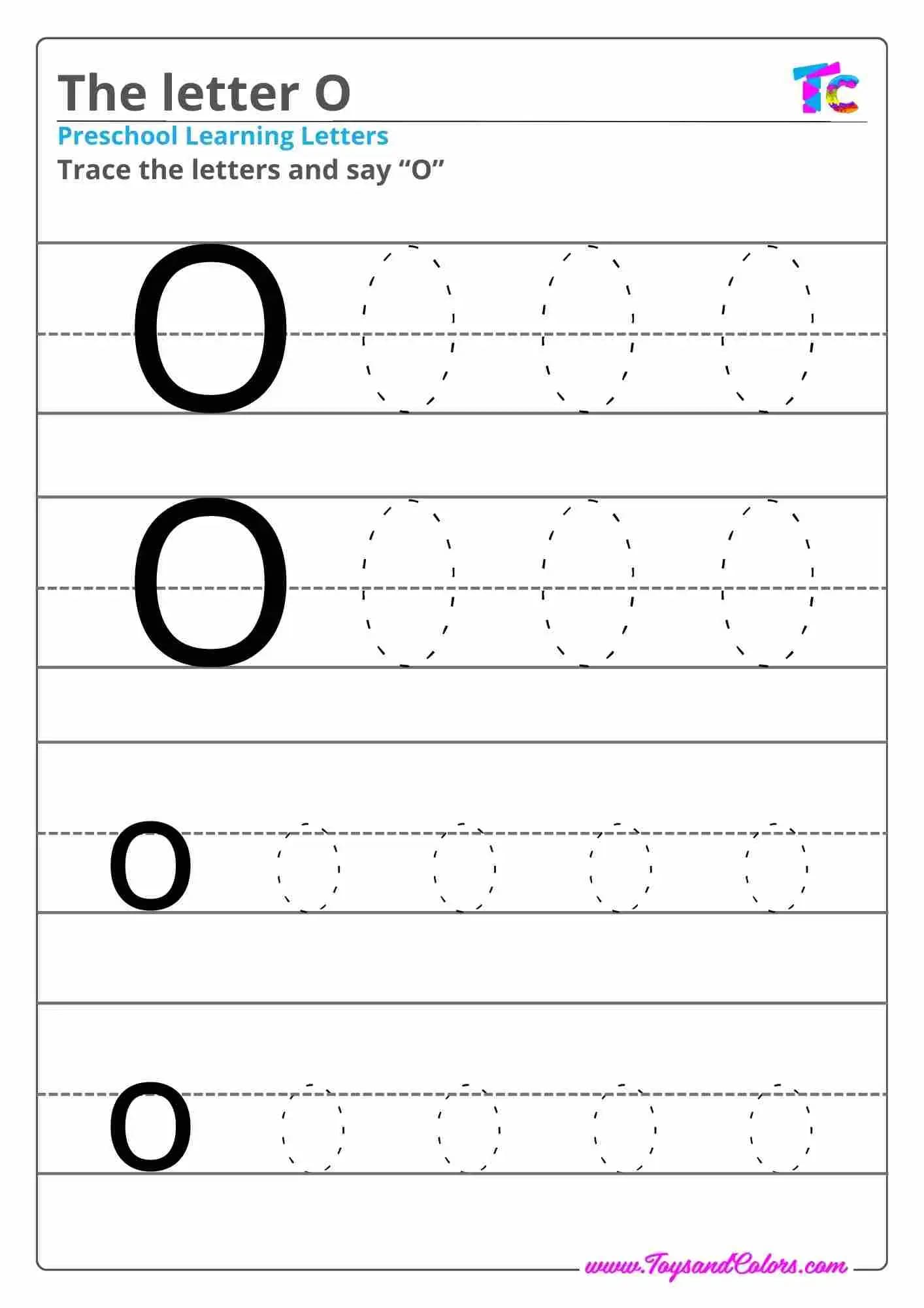 The letter O