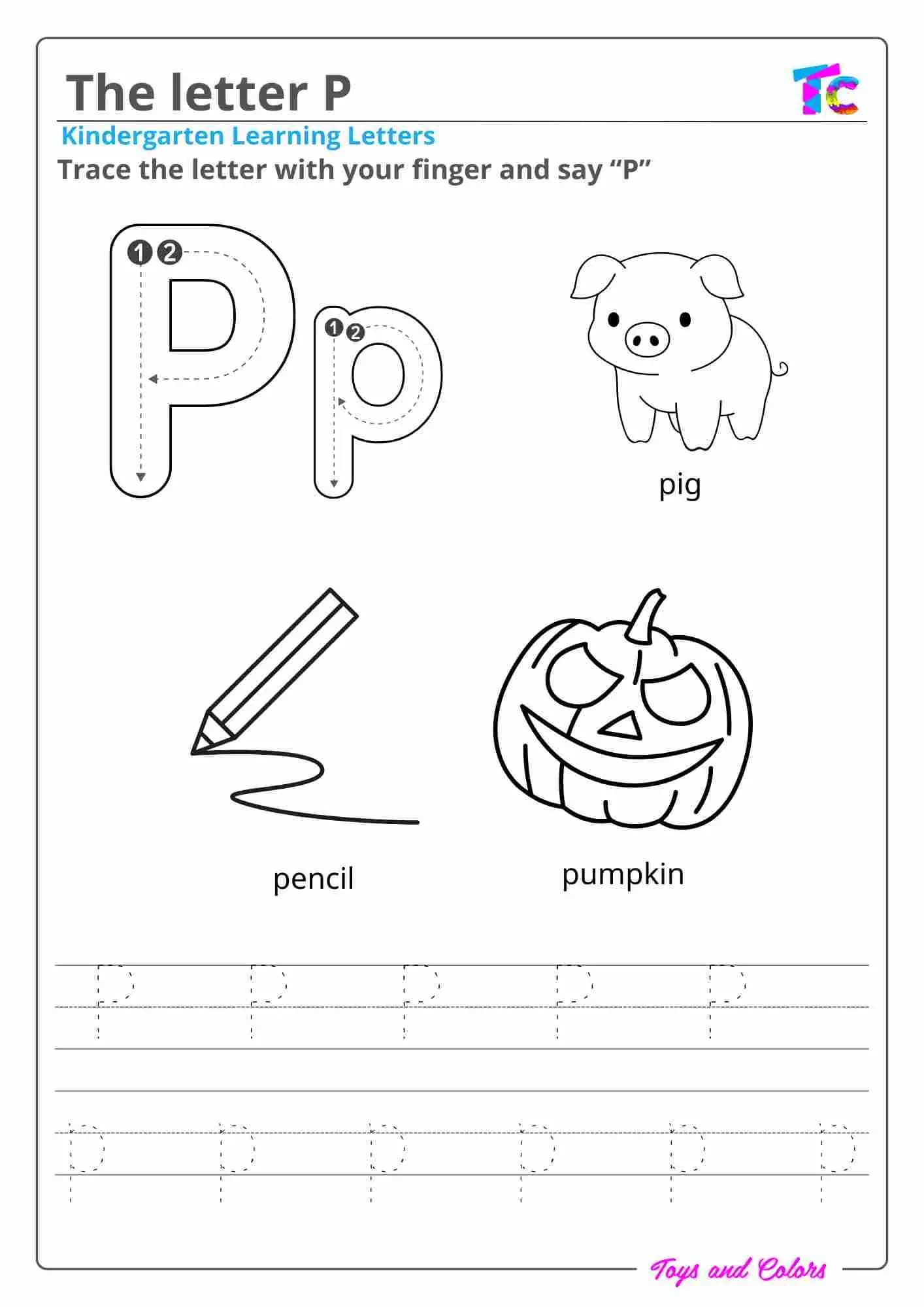 The letter P