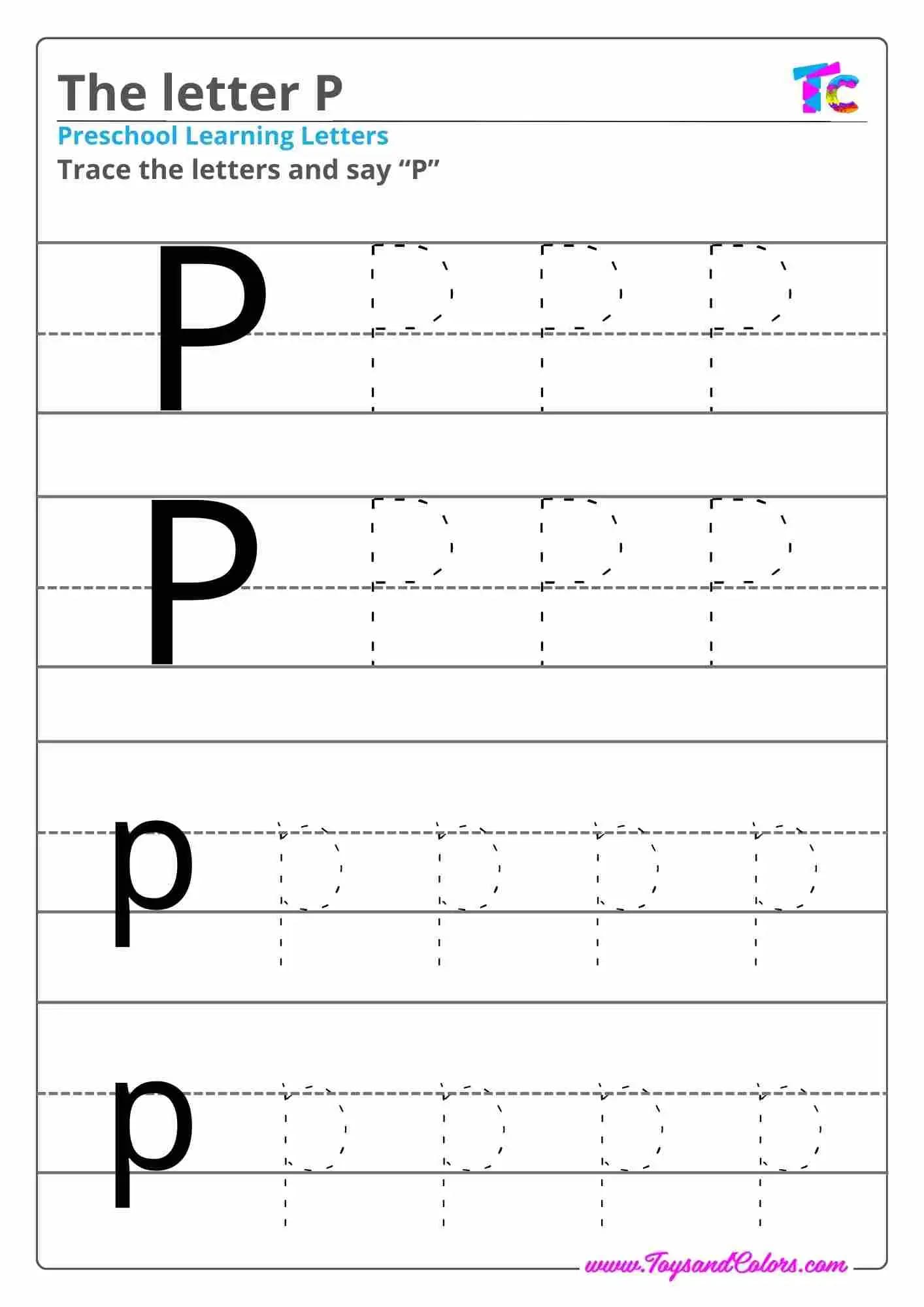 The letter P