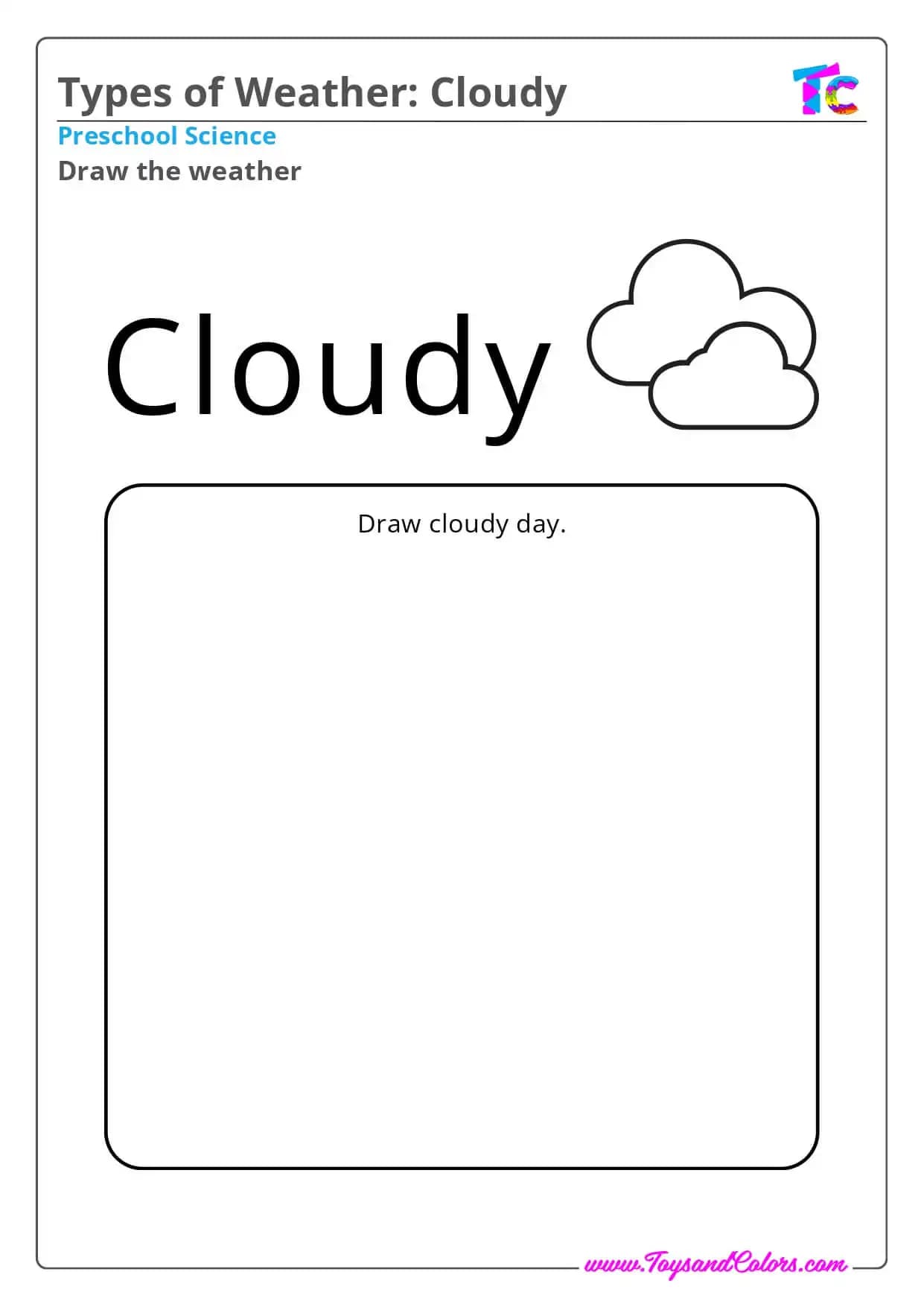 Types of Weather Cloudy