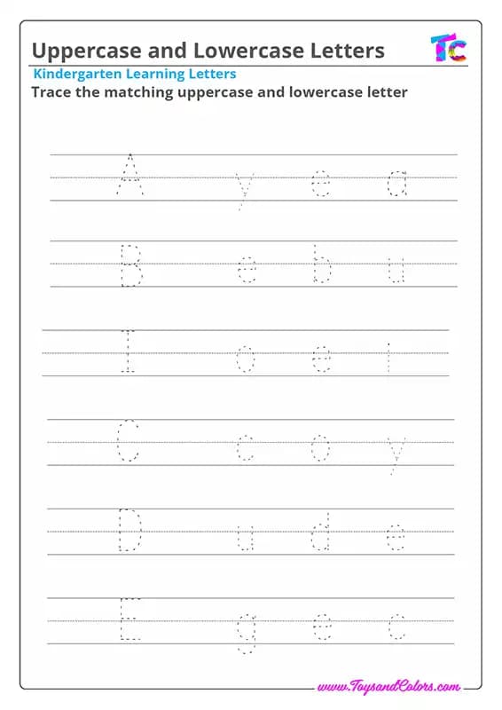 Uppercase and Lowercase Letters
