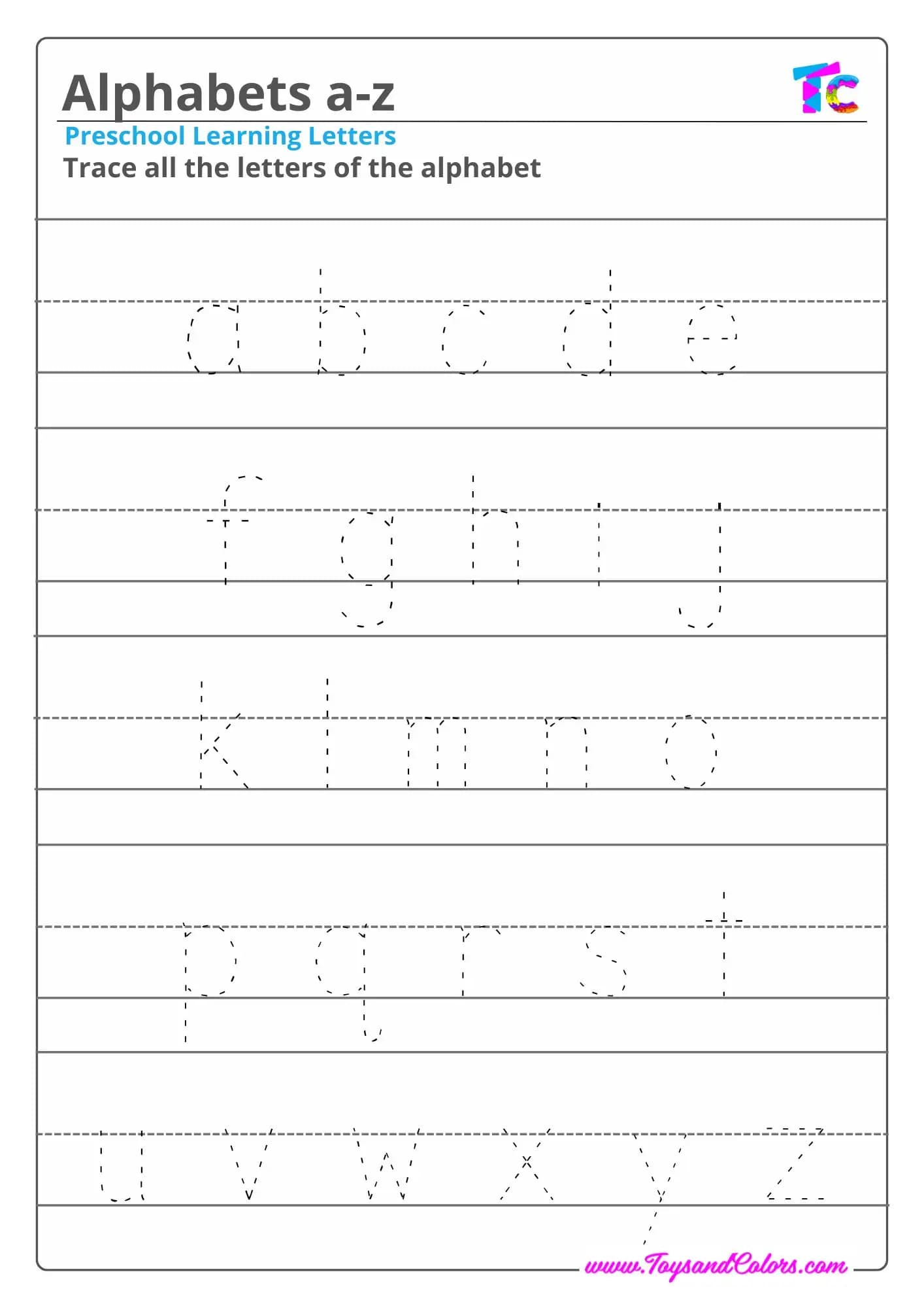 Alphabet a-z