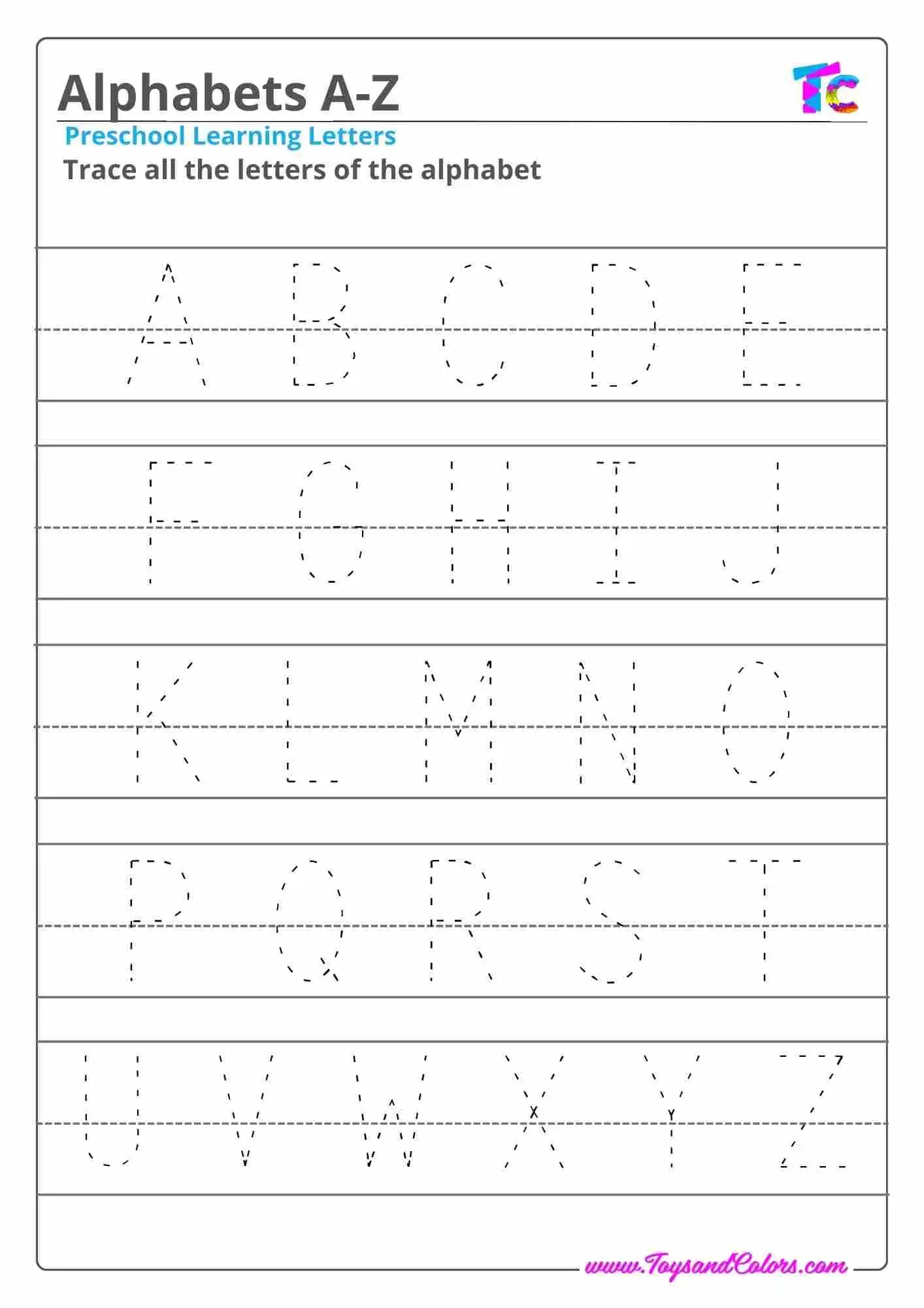 Alphabets A to Z