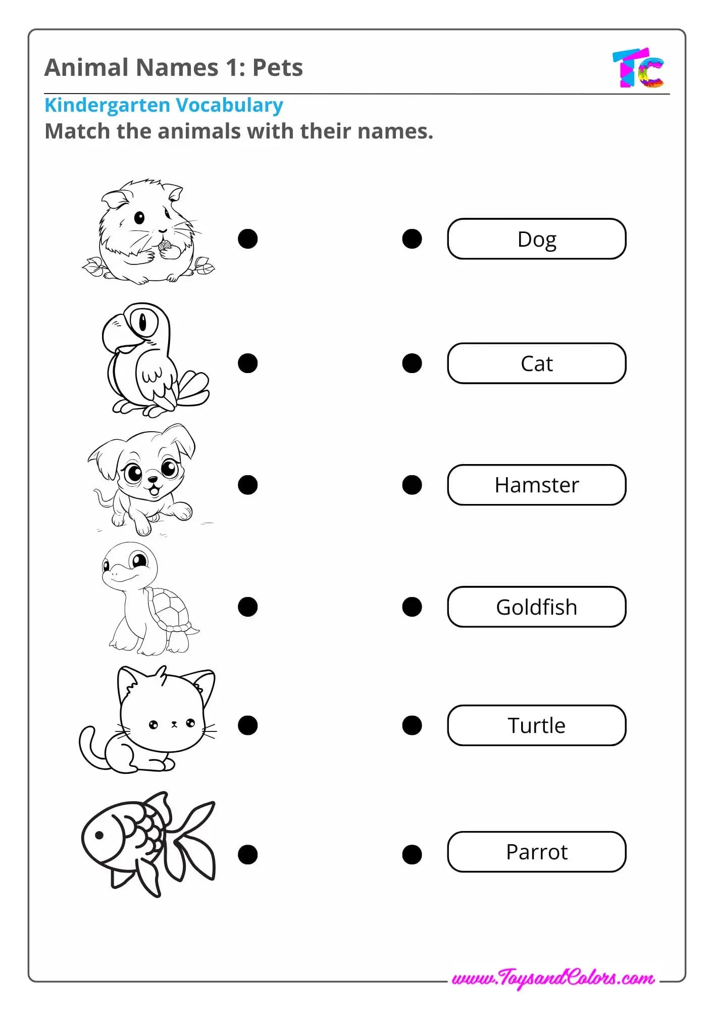 Animal Names 1: Pets
