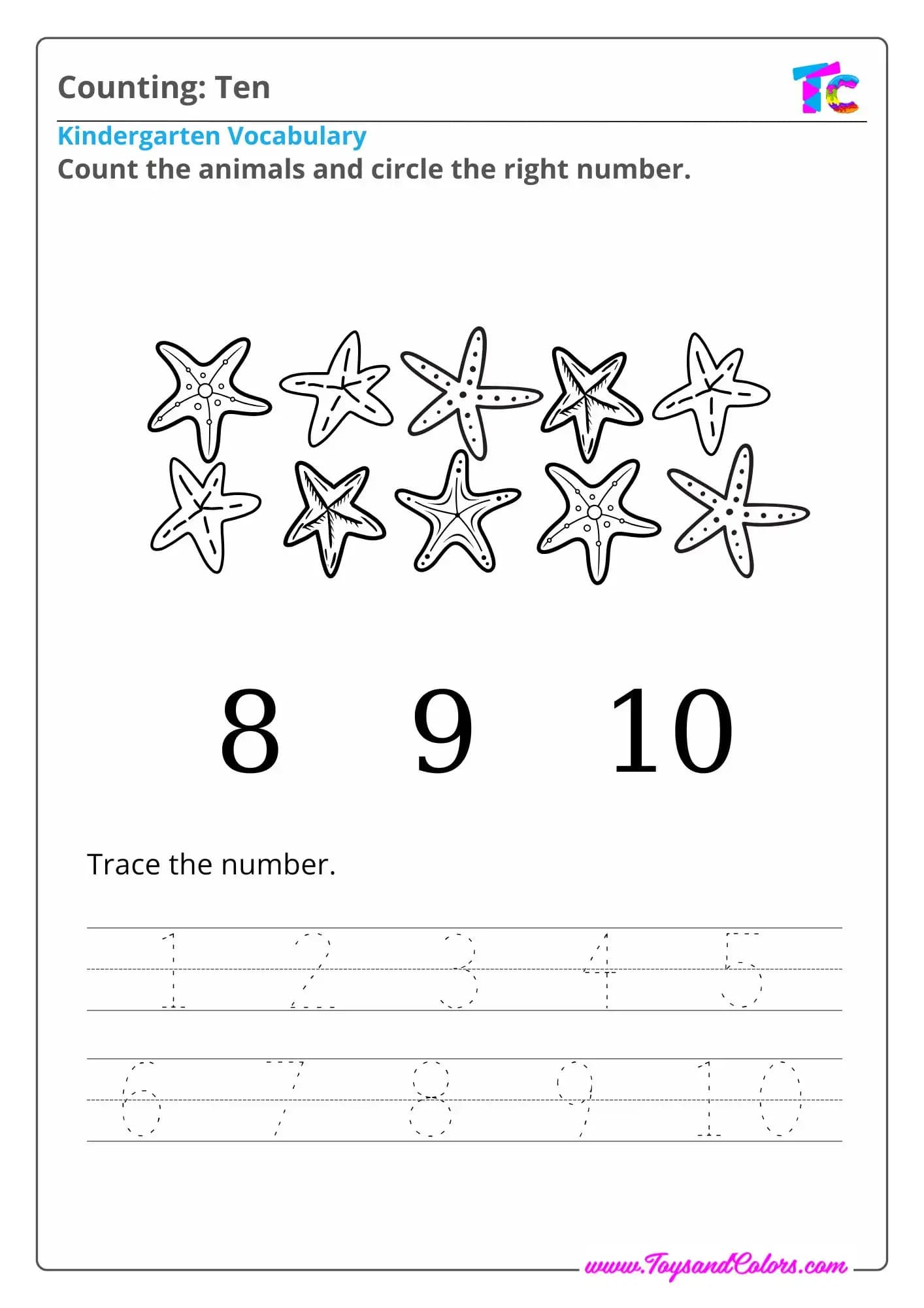 Counting: ten