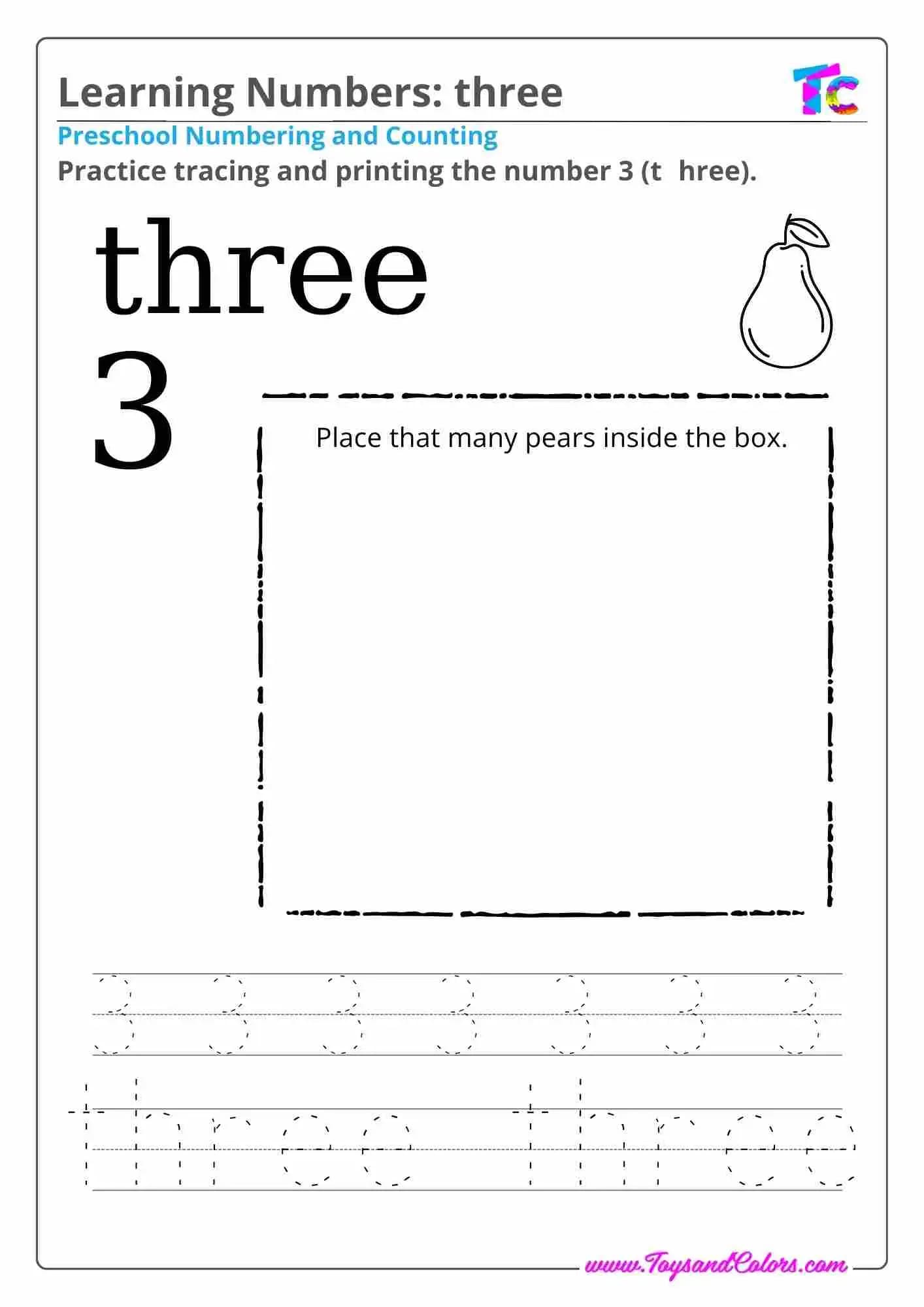 Learning Number 3