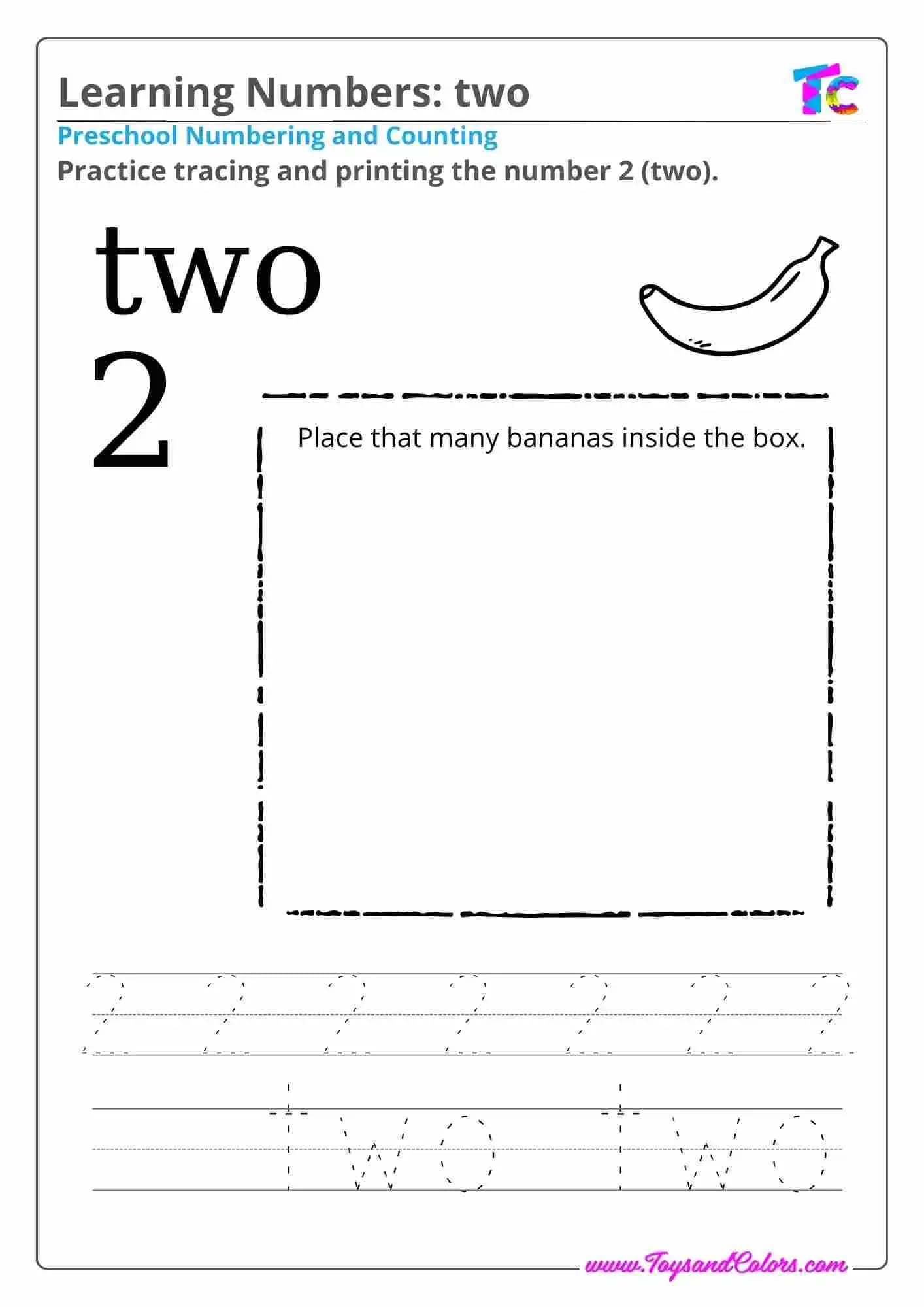 Learning Numbers Two