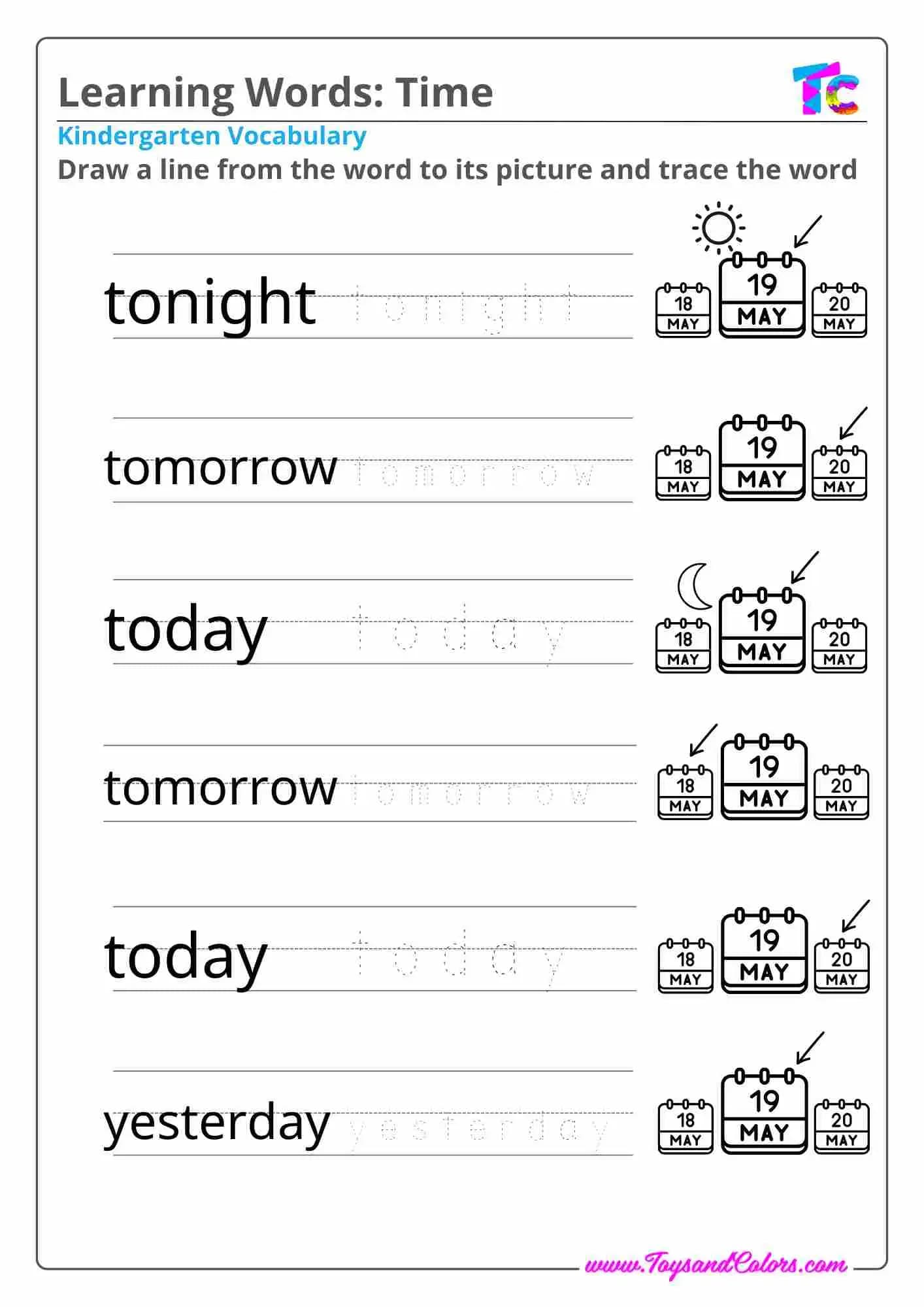 Learning Time Words