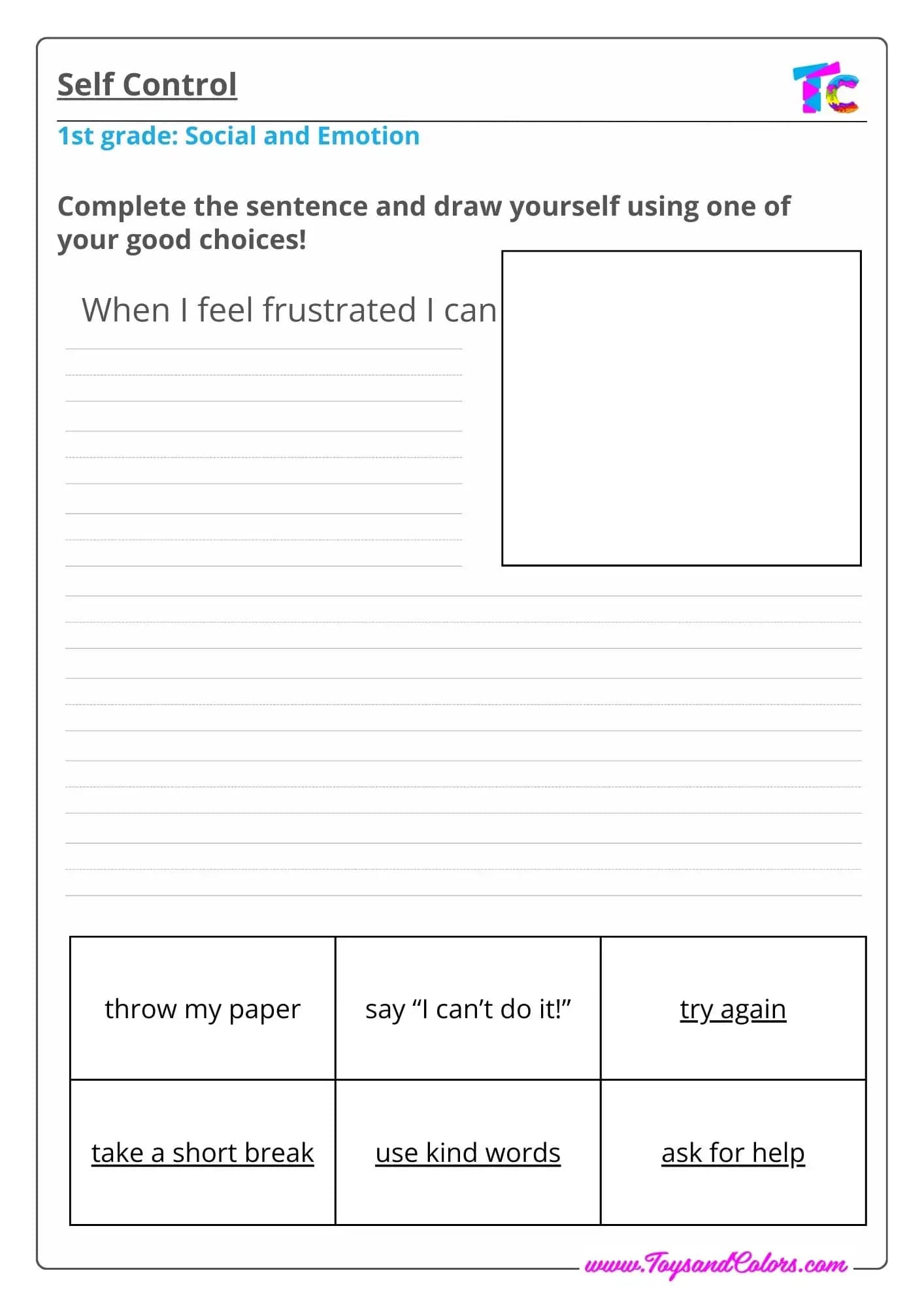 Social and Emotion: Self Control