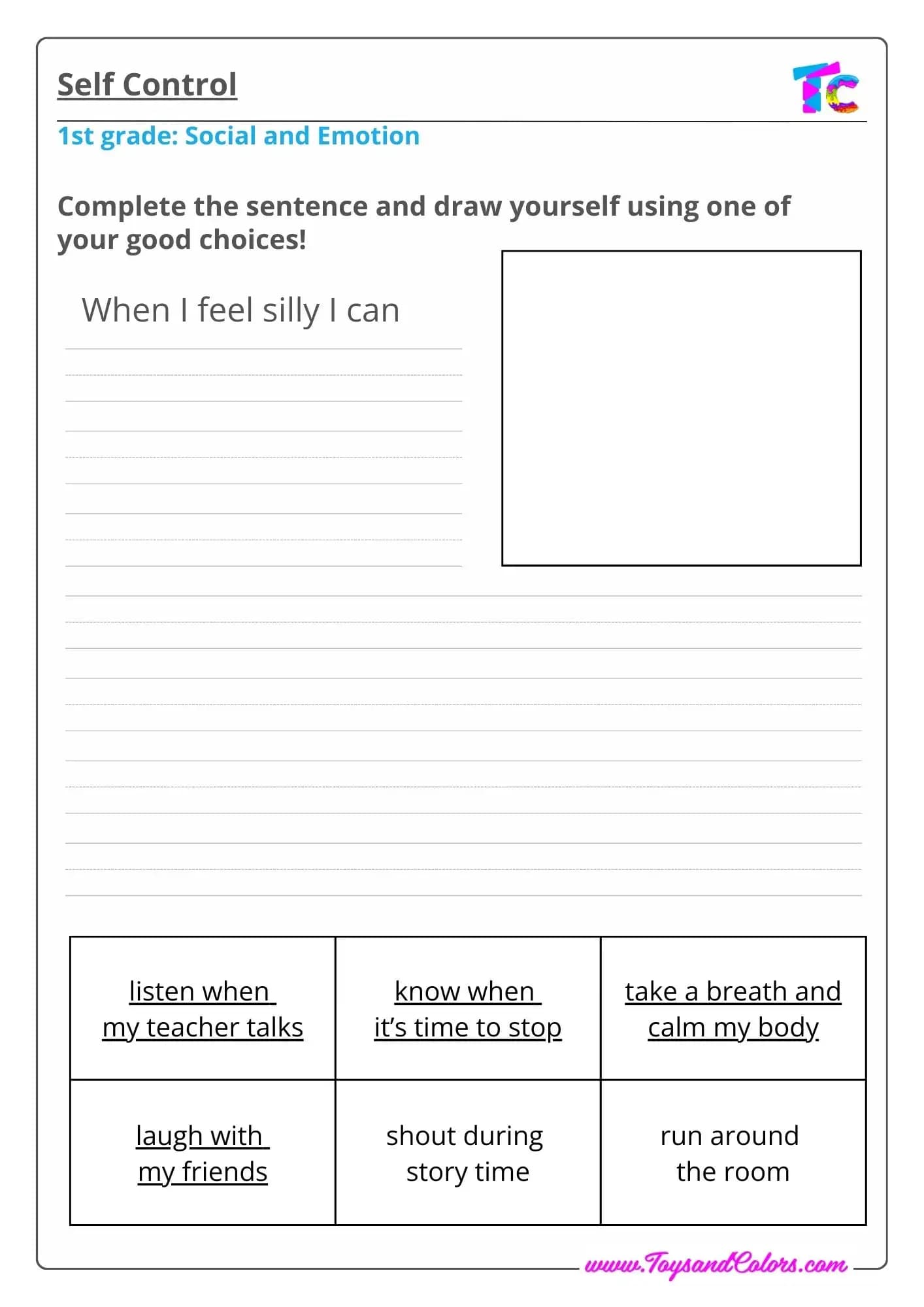 Social and Emotion: Self Control