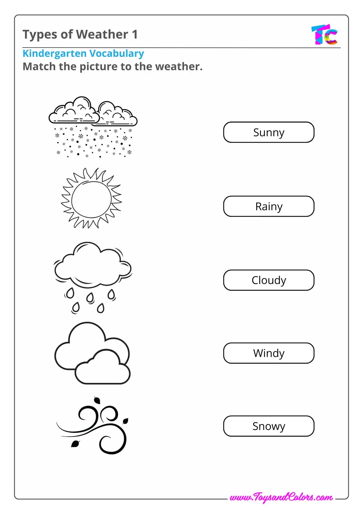 Types of Weather 1