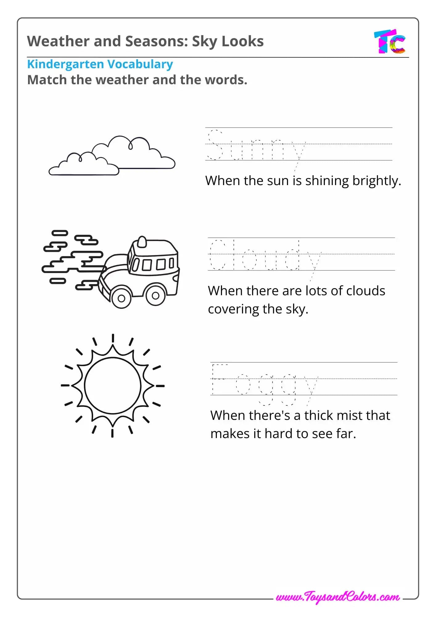 Weather and Seasons: Sky Looks