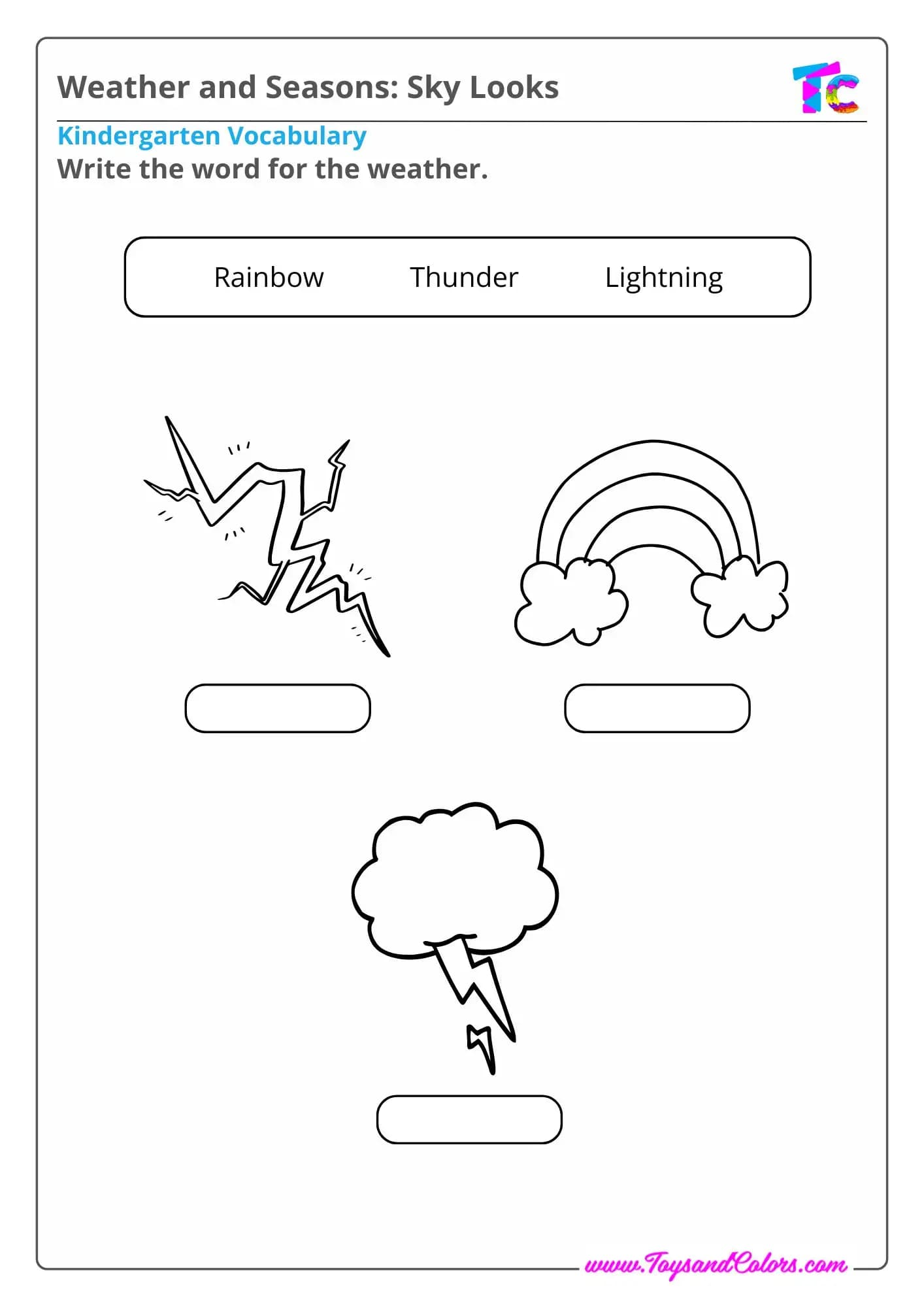 Weather and Seasons: Sky Looks