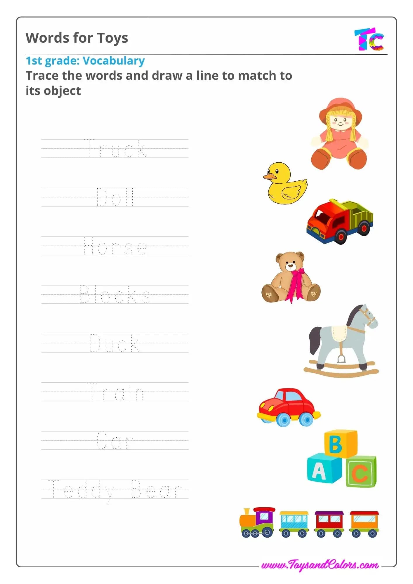 Words for Toys