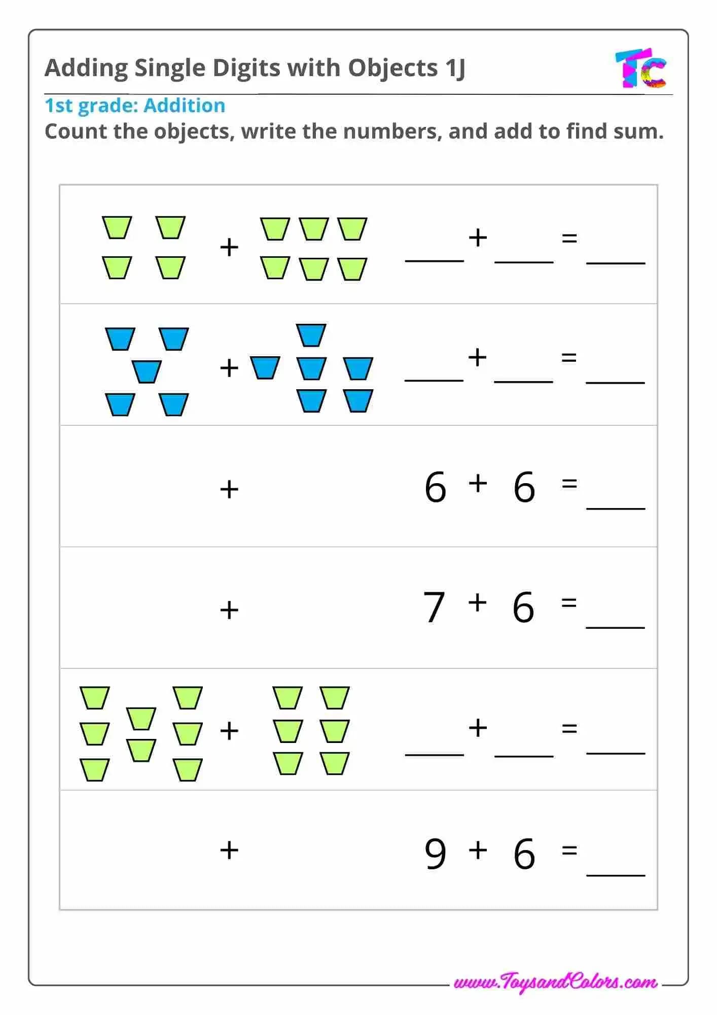Printable 1st Grade Worksheets